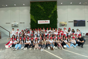 THAM QUAN CÔNG TY HONDA VIỆT NAM – ĐIỂM ĐẾN ĐẦU TIÊN TRÊN HÀNH TRÌNH KHÁM PHÁ DOANH NGHIỆP CỦA SINH VIÊN K63 VIỆN VJCC 